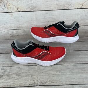 Saucony Kinvara 14 Mens Sz 13 Running Shoes Infrared Red Black